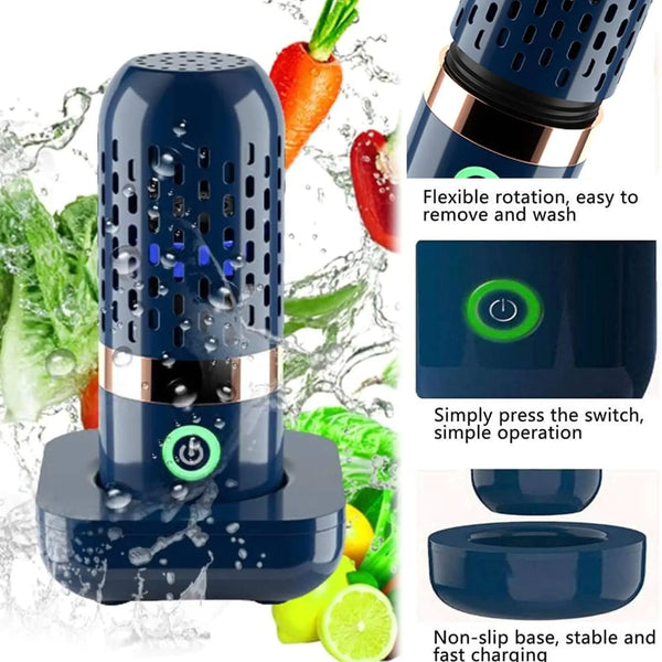 Vegetable and Fruits Cleaner/Detox Capsule - Wireless and Portable